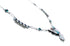 Zuni Thunderbird Multicolor Inlay Sterling Silver Link Necklace Set JX127060